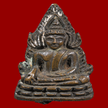 พระพุทธชินราชอินโดจีน วัดสุทัศน์ ปี 2485 พิมพ์ต้อ แต่งเก่า