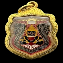 #พระทองคำ.. พระราหูอมจันทร์  รุ่นสุริยันจันทรา วัดศีรษะทอง