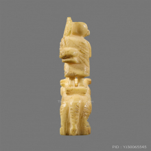 พระสีวลี ขี่เสือ เนื้อเขา  เทพแห่งโชคลาภ สวยมาก