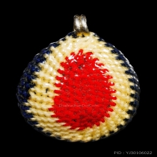 +บัตรสมาคม เบี้ยแก้ลายธงชาติ หลวงปู่เจือ วัดกลางบางแก้ว