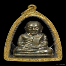 รูปหล่อปั๊มหลวงพ่อเงิน วัดบางคลาน ปี2515 