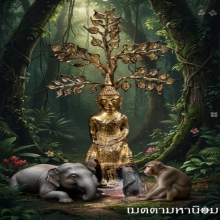 พระพุทธรูป สมัยรัตนโกสินทร์ ปางป่าลิไลยก์ สวยมากทองเดิม