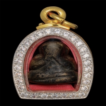 พระปิดตาพิมพ์ปั้นหลวงพ่อแก้วออก วัดปากทะเล