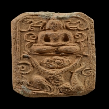 พระหลวงพ่อปาน พิมพ์หนุมานใหญ่ทรงเครื่องลึกA สภาพแชมป์ผิวเดิม