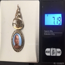 เข็มกลัดสมเด็จพระสังฆราช (วาสน์) วัดราชบพิธฯ เลี่ยมนากสวยมาก