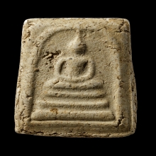 +บัตรสมาคม สมเด็จพิมพ์ใหญ่ หลวงปู่ลำภูลงกรุ เม็ดบางขุนพรหม