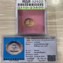 +บัตรสมาคม จันทร์ลอยหลวงปู่ดู่ เนื้อดินเผา วัดสะแก