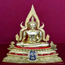 พระบูชาหลวงพ่อชินราช ภปร 5.9 นิ้ว กะไหล่ทอง ปี2534