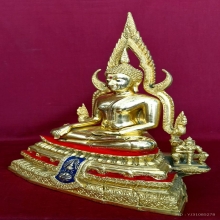 พระบูชาหลวงพ่อชินราช ภปร 5.9 นิ้ว กะไหล่ทอง ปี2534