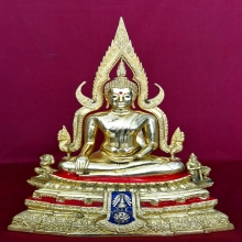 พระบูชาหลวงพ่อชินราช ภปร 5.9 นิ้ว กะไหล่ทอง ปี2534