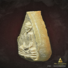 พระผงรูปเหมือนใบโพธิ์หลังยันต์นะ หลวงปู่โต๊ะ