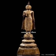 พระพุทธรูปไม้มงคลแกะ สมัยอยุธยา ราชวงศ์บ้านพลูหลวง