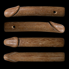 >>>..,ปลัดขิกหลวงพ่ออี๋ วัดสัตหีบ ลายมือครูมั่น นิยม 3.5นิ้ว