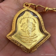 เหรียญจำปีท้าวเวสสุวรรณ ปี2565 ทองคำ หลวงพ่ออิฏฐ์ วัดจุฬามณี