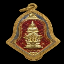 เหรียญจำปีท้าวเวสสุวรรณ ปี2565 ทองคำ หลวงพ่ออิฏฐ์ วัดจุฬามณี