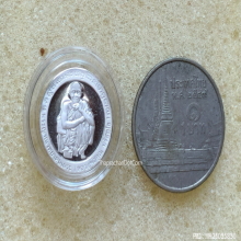 เหรียญ หลวงพ่อคูณ วัดบ้านไร่ ปี 37 เนื้อเงินพ่นทรายขัดเงา