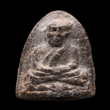 หลวงพ่อทวดเนื้อว่านรุ่นแรกปี2497พิมพ์กลางลึกหน้าแก่Bสวยเดิมๆ