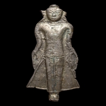 พระเงินยืนหลังเรียบ ศิลปะนครศรีธรรมราช เนื้อเงิน