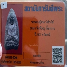 พระเนื้อว่านหลวงปู่ทวด ปี2497 พิมพ์ใหญ่C