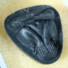 พระปิดตาปลดหนี้ หลวงปู่โต๊ะ องค์ลองพิมพ์ เนื้อดำ