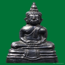 พระกริ่งทองเหลืองรมดำหลวงพ่อพุทธโสธรปี 2508