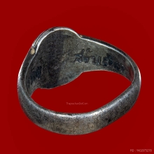 หลวงพ่อขวัญ เจ้าตำรับแหวนตะกร้อ เนื้อเงิน ยุคแรก