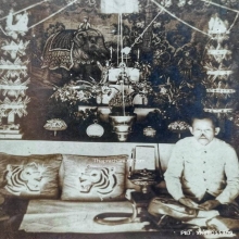 ผ้ายันต์ปะสะเลือดอาจารย์ฟ้อน ดีสว่าง ฆราวาสจอมขมังเวท หายาก