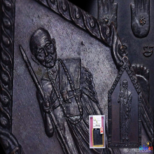 เหรียญหลวงพ่อพิบูลย์ (สายฝนเรียบ)นิยม พ.ศ.๒๕๐๔ 