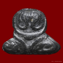 พระปิดตา พิมพ์นะหัวเข่าเจ้าคุณผลวัดหนังยุคต้นหลังจาร