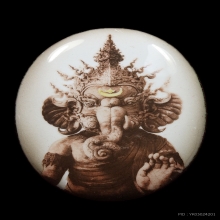 ล็อกเกตพระพิฆเนศหล่อเศียร พิมพ์เล็ก อ.เฉลิมชัย