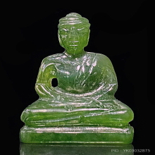 พระหยกเชียงรายแกะขนาดห้อยคอ ปี 2534