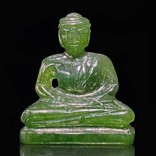 พระหยกเชียงรายแกะขนาดห้อยคอ ปี 2534