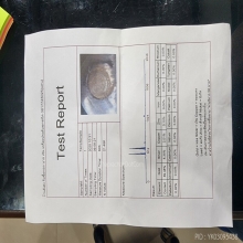 หลวงปู่แผ้วปวโร นครปฐมเนื้อเงิน ก้นทองคำ ปี 2554