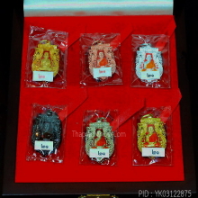 ชุดเหรียญกรรมการหลวงปู่ทวดรุ่นเจริญพรเลื่อนสมณศักดิ์ปี 2555