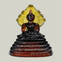 พระแก้วพิธี25พุทธศตวรรษปางนาคปรก พิมพ์ใหญ่บล็อคJAPAN 