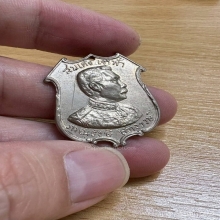 เหรียญสมเด็จเจ้าฟ้ากุ้ง เนื้อเงิน ปี2462 ข้างเลลื่อย