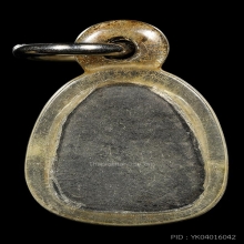 พระสังกัจจายน์จิ๋ว เนื้อผงไม่ทราบที่ เลี่ยมเก่าสุดคลาสสิค