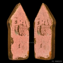 PHRA-KUN-PAN OF LUANG-PU-TIM ,B.E.2517 ,BIG MOLD ,PINK COLOR