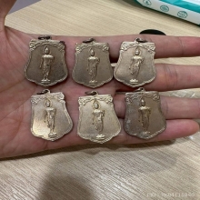 เสมา 25 พุทธศตวรรษ ปี2500 เนื้อัลปาก้า 