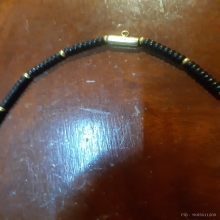 ขายสร้อยกะลายาว 28 นิ้วพร้อมอุปกรณ์ตกแต่งทองคำแท้