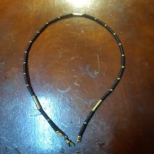 ขายสร้อยกะลายาว 28 นิ้วพร้อมอุปกรณ์ตกแต่งทองคำแท้