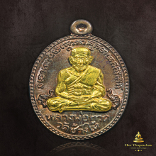 เหรียญรูปไข่หลวงปู่ทวดพ่อท่านเขียว บารมี 81 นวะหน้าทองคำ