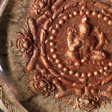 จตุคามรามเทพ รุ่นแรก ปี พ.ศ.2530 พิมพ์ใหญ่ เนื้อขาวปัดนาค