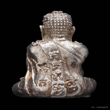 พระปิดตาปุ้มปุ้ยพ่อท่านคลิ้งวัดถลุงทองปี2521เนื้อเงินสวยมากๆ