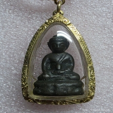 พระกริ่งใบ้พระวันรัตแดง วัดสุทัศน์ ทอง90หนาๆ บัตรสมาคม