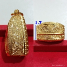 ตลับทองเท้ง ปกเกล้า หลวงพ่อเงิน วัดบางคลาน หนัก 24.49 กรัม