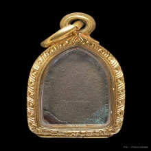 เหรียญหล่อวัดราชบพิธ พิมพ์ห้าเหลี่ยมอุ้มบาตร ปี 2472