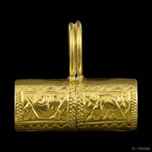 ตะกรุดนารายณ์แปลงรูป ทองคำ อาจารย์นอง วัดทรายขาว