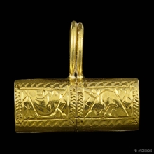 ตะกรุดนารายณ์แปลงรูป ทองคำ อาจารย์นอง วัดทรายขาว