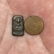 เหรียญพระพุทธ พิมพ์สี่เหลี่ยมเนื้อโลหะเก่า